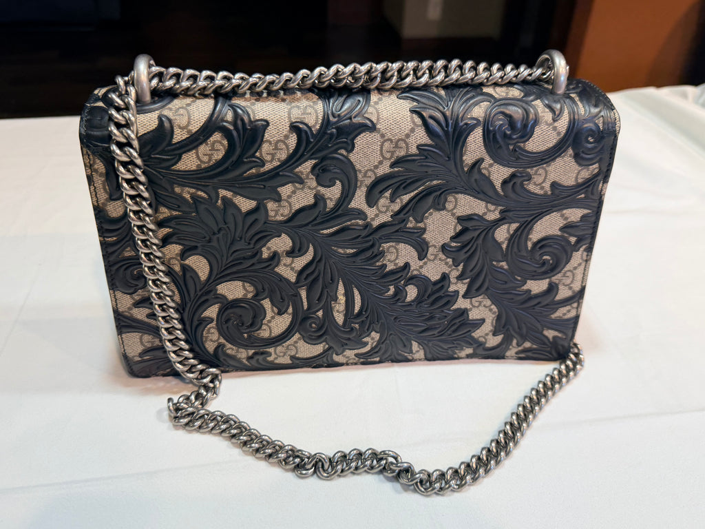 Gucci Dionysus Arabesque Shoulder Bag black 60