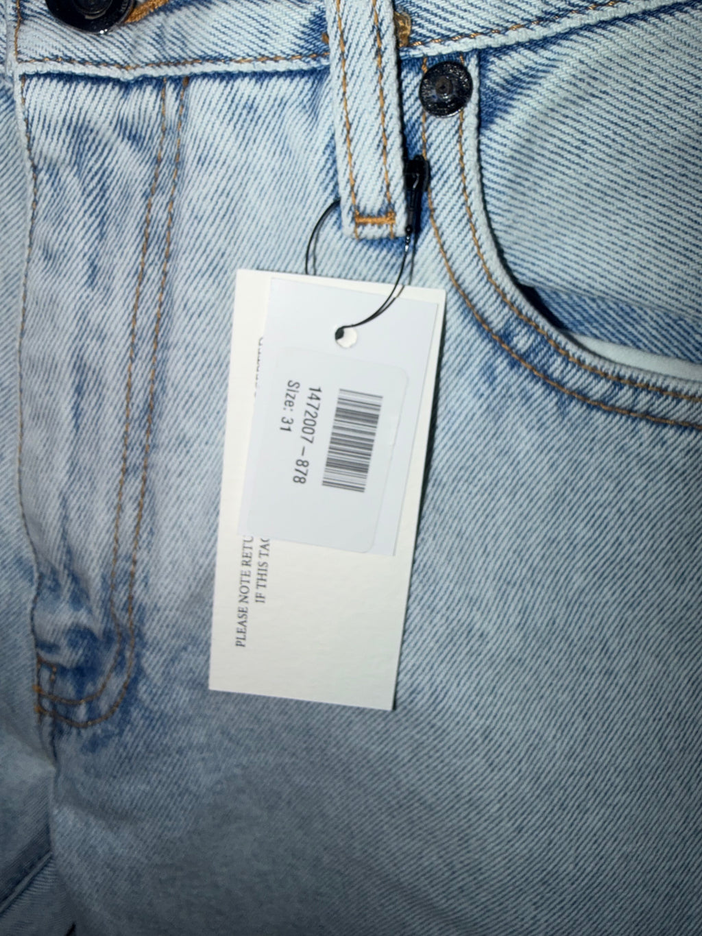OFF-WHITE Arrow Pocket Slim Fit Jeans 36