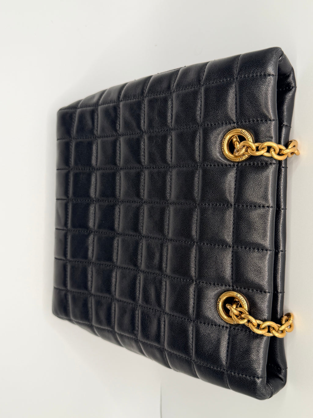 Ysl Matelassé Carré Mini Tote Bag In Lambskin 1