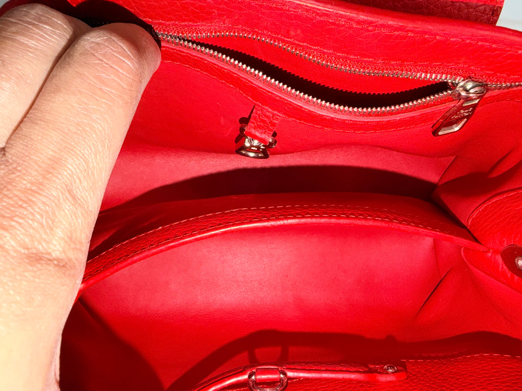 Louis Vuitton Capucines Red 49