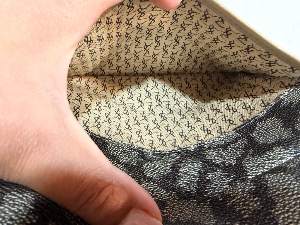 Yves Saint Laurent (YSL) Giraffe Print Clutch Pouch 14