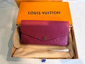 Louis Vuitton Portefeuille Sarah Monogram Empreinte Leather Magenta 11