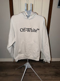 Off-White Big Bookish Skate Hoodie light stone 39