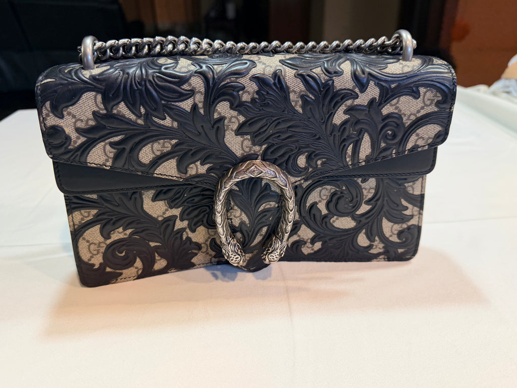 Gucci Dionysus Arabesque Shoulder Bag black 60