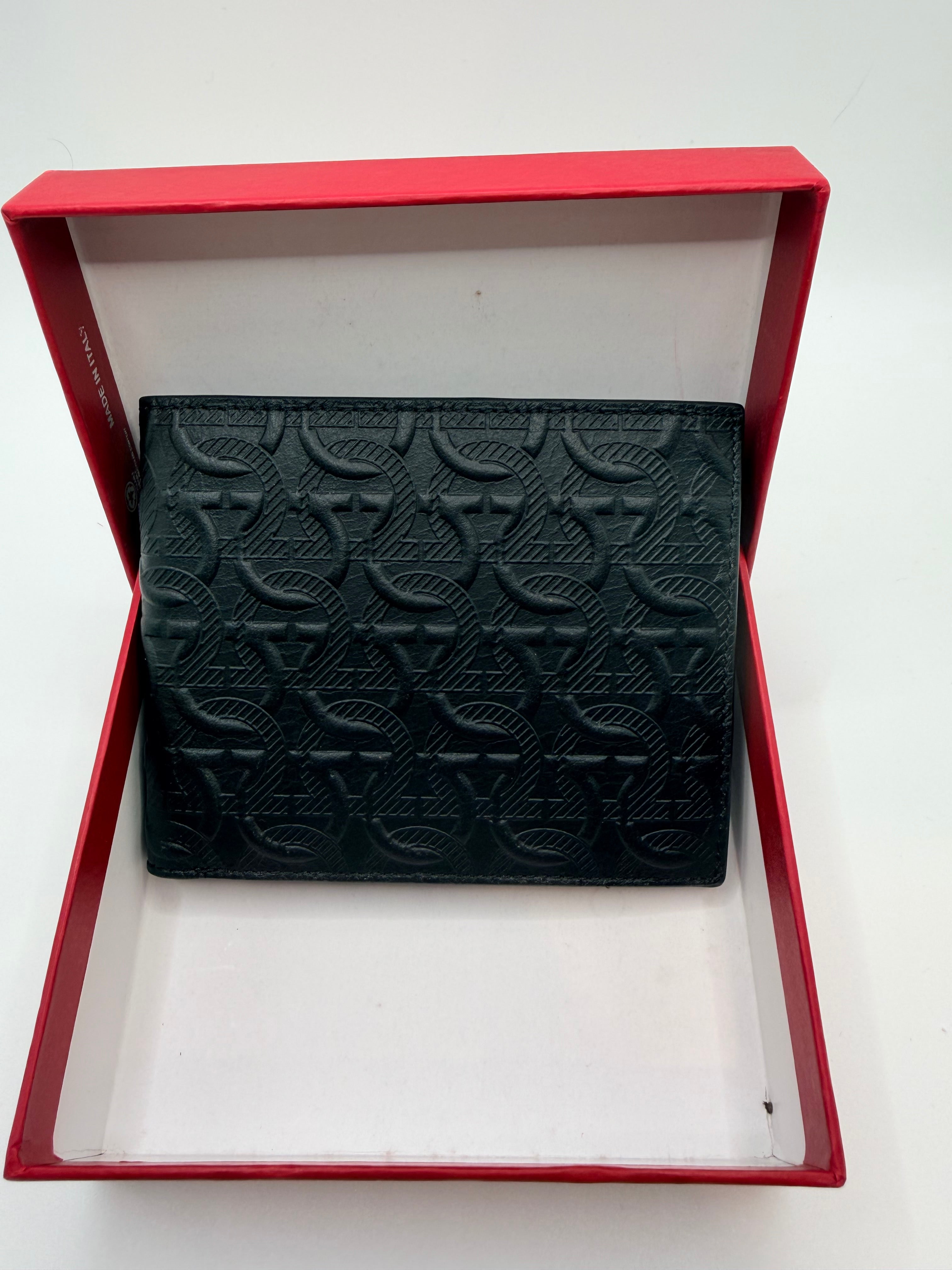 Ferragamo Gancini Embossed Bi-Fold Wallet 4
