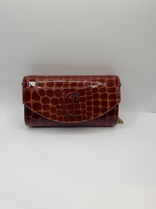 Christian Louboutin Loubi54 Alligator Embossed WOC  5