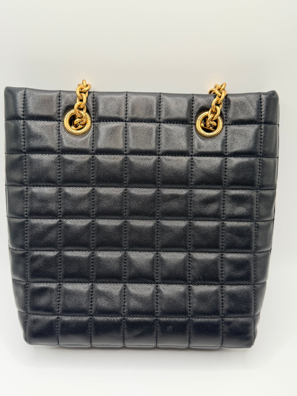 Ysl Matelassé Carré Mini Tote Bag In Lambskin 1