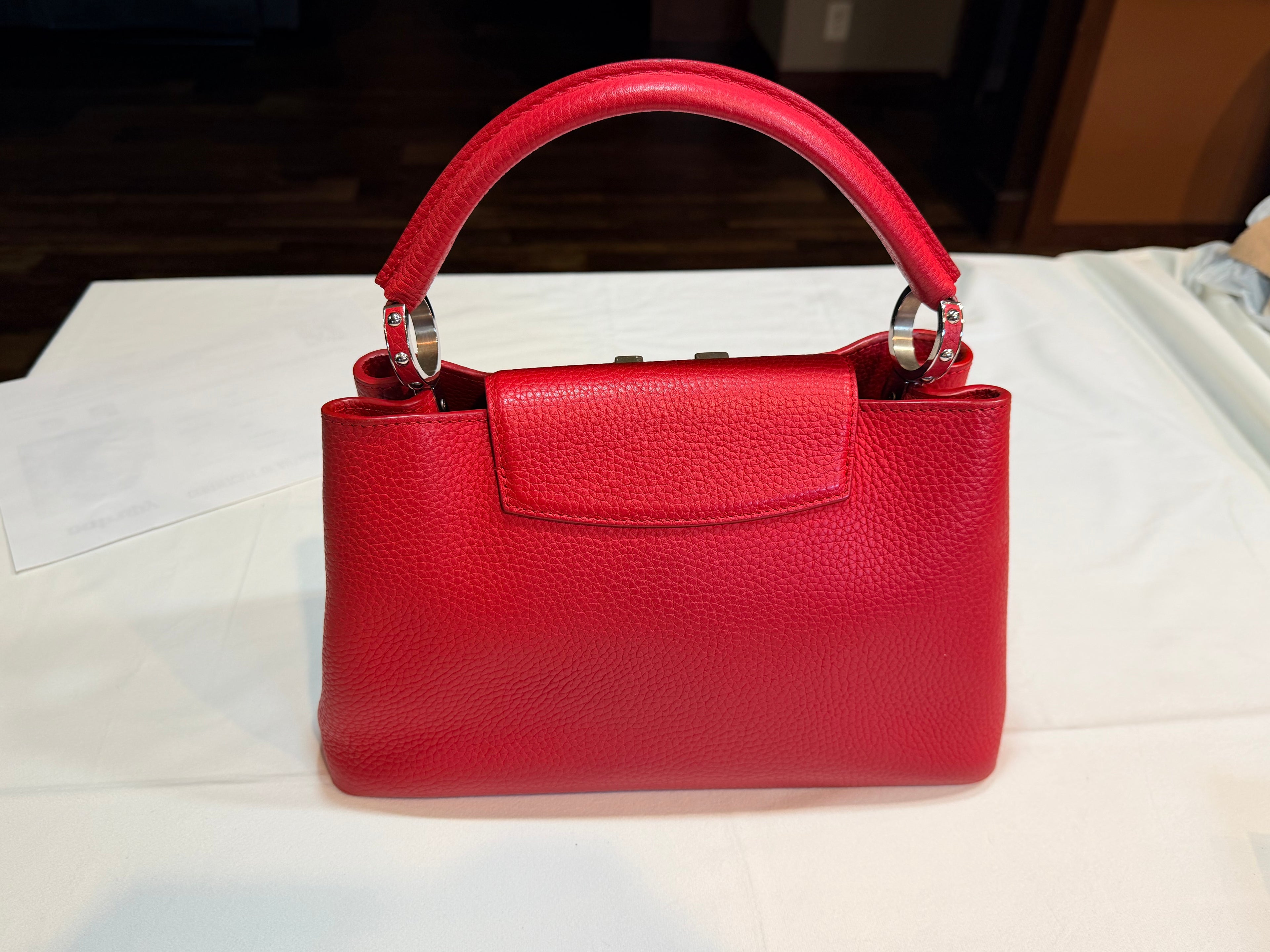 Louis Vuitton Capucines Red 49