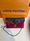 Louis Vuitton Marie Rose Fuchsia Monogram Epi Leather Wallet Clutch 9
