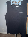 The Balenciaga Logo Embroidered Loose Tank Top